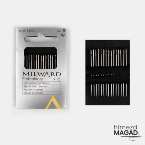 2131102 Milward No. 6 hímzőtű 2131102 Milward No. 6 hímzőtű