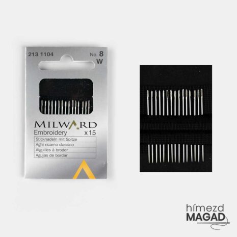 2131104 Milward No. 8 hímzőtű 2131104 Milward No. 8 hímzőtű