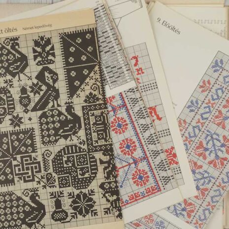 A magyarországi nemzetiségek hímzésmintai A magyarországi nemzetiségek hímzésmintai